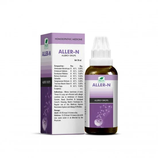 New Life Aller-N Drops for Cold Allergy and Rhinitis