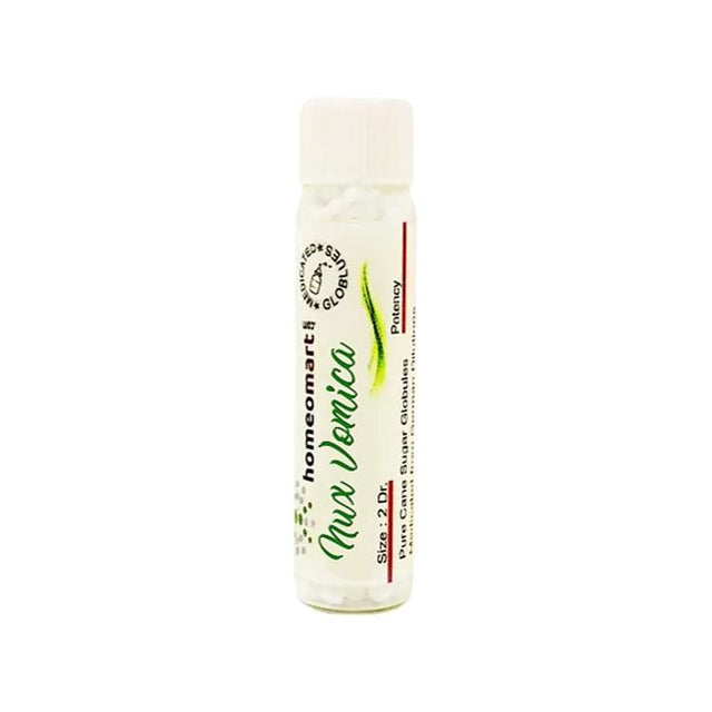Nux Vomica Homeopathy 2 Dram medicated Pills 6C, 30C, 200C, 1M, 10M, 50M, CM