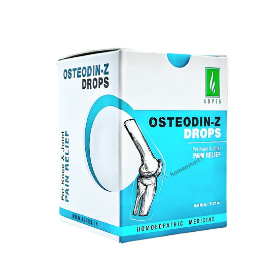 Osteodin Z Drops is your go-to homeopathic solution for relieving joint pain, arthritis, and stiffness—whether it's knees, back, or shoulders. Powered by natural ingredients, it reduces inflammation, improves mobility, and supports orthopedic health without side effects.