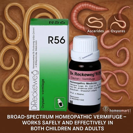 Kick worms out naturally! Dr. Reckeweg R56 offers safe, homeopathic relief from pinworms, roundworms & more—perfect for kids and adults alike.