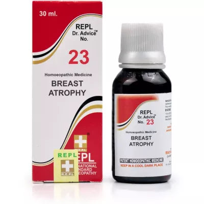 REPL 23 homeopathy drops breast atrophy shrinkage of the breasts 