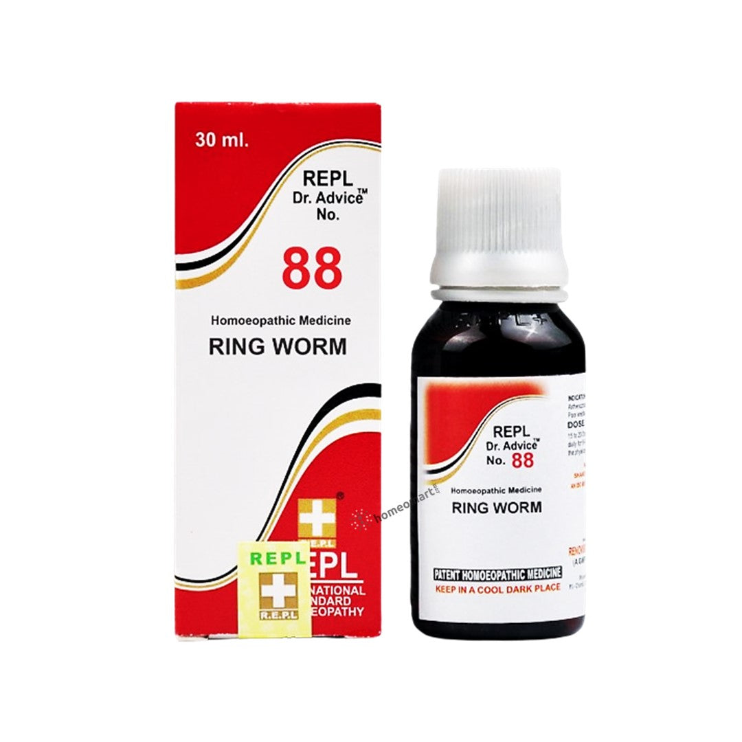 REPL88 homeopathy medicine for skin eruptions in round patches with itching