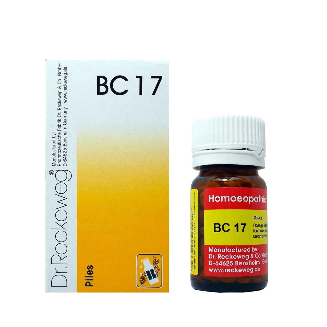 Dr. Reckeweg Bio-combinaiton (BC 17) Tablets for Piles and Hemorrhoids