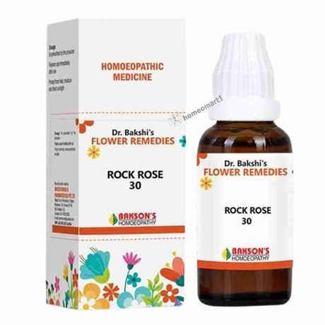 Bakson Bach Flower Remedy Rock Rose