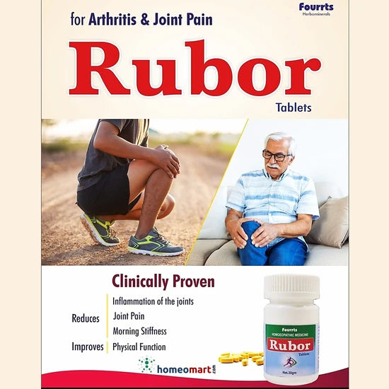 Strengthen your joints, reduce pain, and stay active with Fourrts Rubor Tablet. Powered by Curcumin and Boswellia Serrata