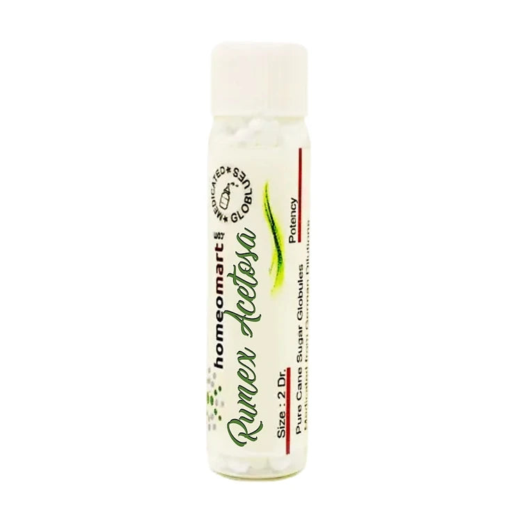 Rumex Acetosa Homeopathy 2 Dram Pills 6C, 30C, 200C, 1M, 10M