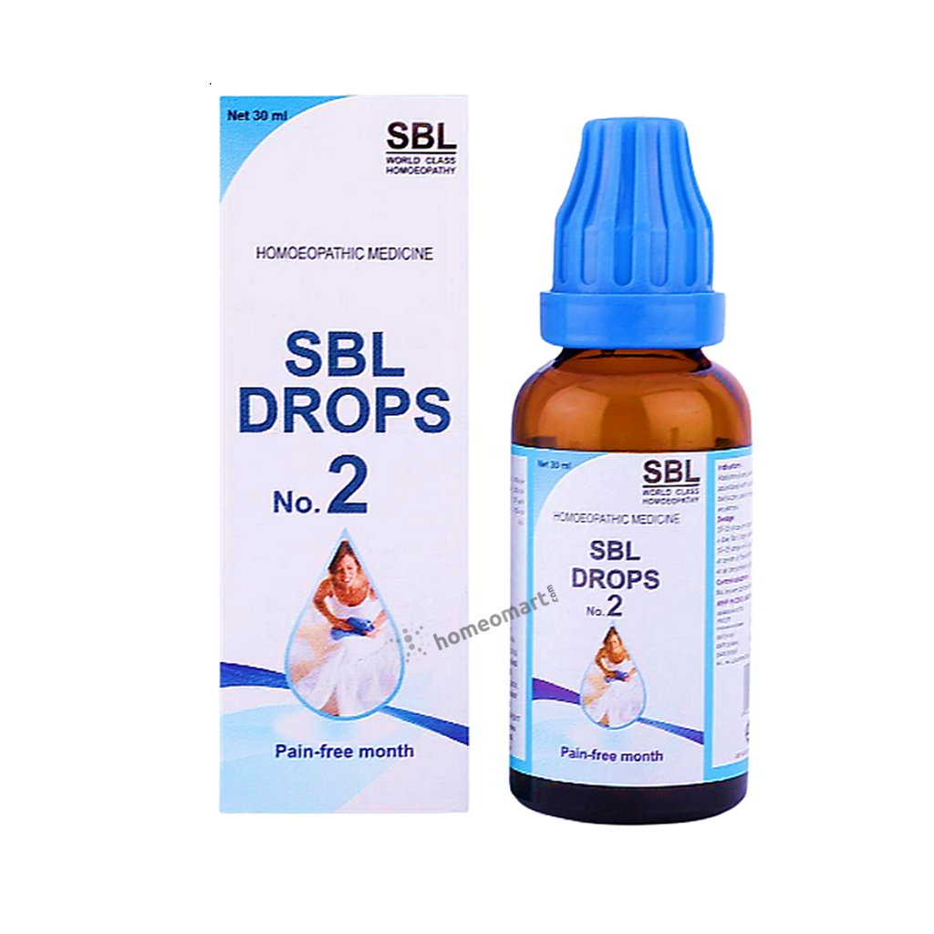 SBL Drops No 2 Dysmenorrhoea, Menstrual cramps