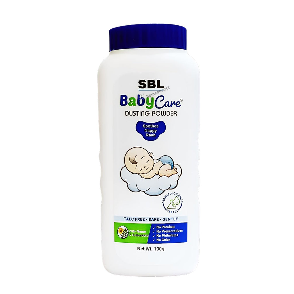 SBL Baby Dusting Powder soothes nappy rash with neem & calendula