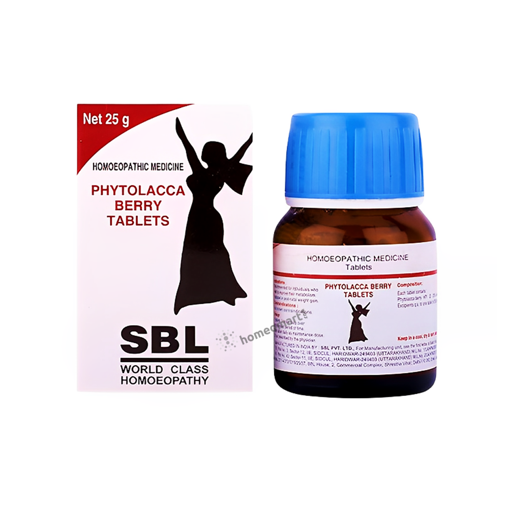 SBL Phytolacca Berry Tablets for Obesity & Post-Natal Weight Loss