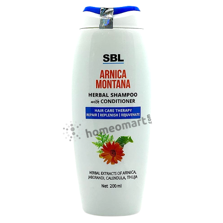 SBL Arnica Shampoo, SBL Arnica Shampoo 200ml, Arnica Shampoo, SBL hair shampoo, Arnica hair shampoo, herbal shampoo for dandruff, shampoo for hair fall, shampoo for dry scalp, shampoo with conditioner, SBL hair care
