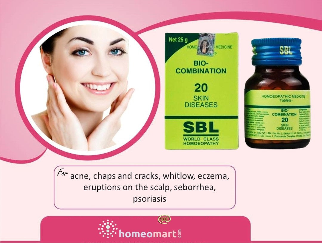 sbl homeopathy medicine for skin diseases BC20 benefits
