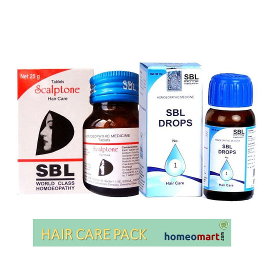 scalptone tablets + SBL drops no.1 hair care combo pack for hair fall, dandruff