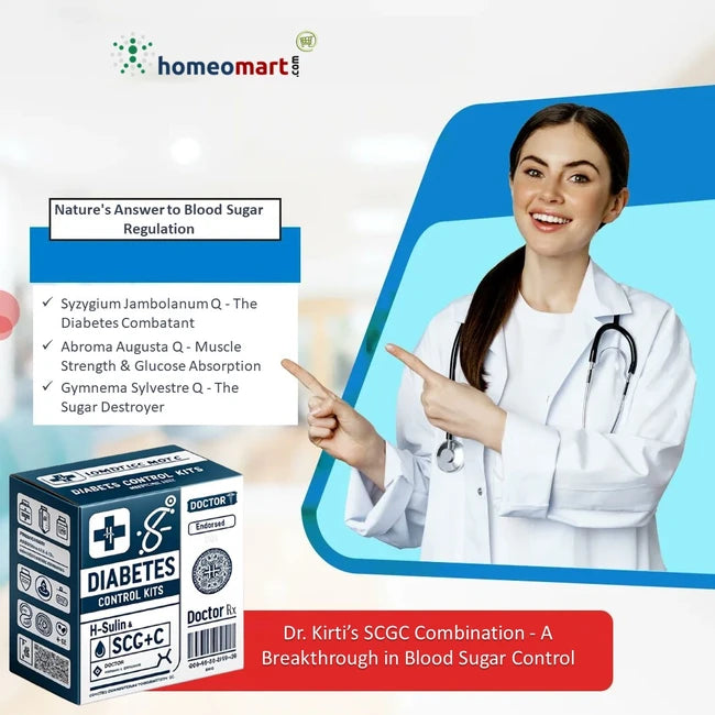 Manage diabetes naturally with SCGC Diabetisolve Kit. Combines herbal homeopathic remedies to support blood sugar, liver & pancreas health.