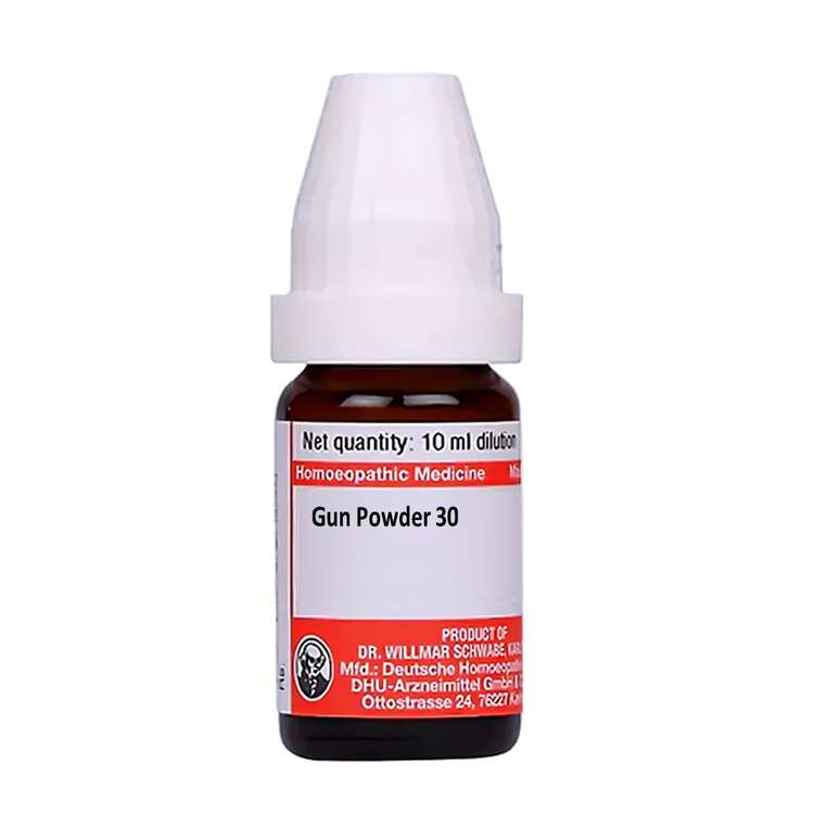 Schwabe Germany Gun Powder Dilution 6C, 30C, 200C, 1M, 10M, CM