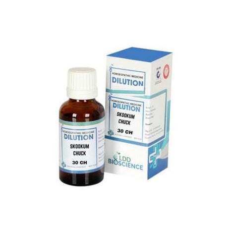 Skookum Chuk Homeopathy Dilution 6C, 12C, 30C, 200C, 1M, 10M