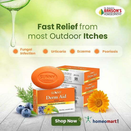 Say goodbye to dry, flaky, and irritated skin. Derm Aid Soap gently hydrates, heals, and protects with the herbal power of Aloe Vera, Calendula, and Berberis.