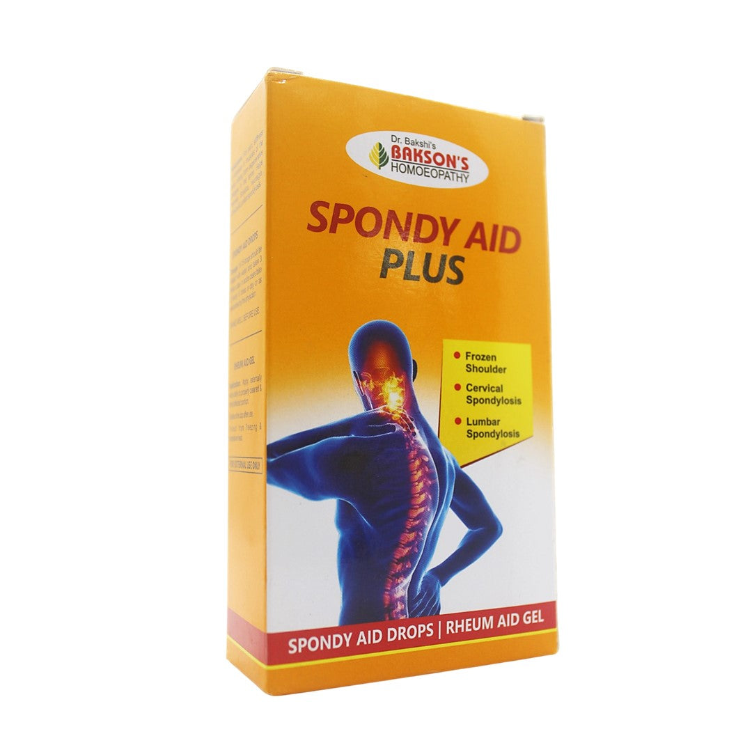 Baksons Spondy Aid Plus: Homeopathic Relief for Back Pain & Spondylosis