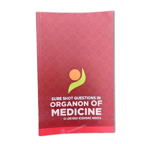 Boost your BHMS exam preparation with Dr. Devika Kishore Mehta’s Sure Shot Questions in Organon of Medicine. A complete guide with model questions, covering every aphorism systematically.