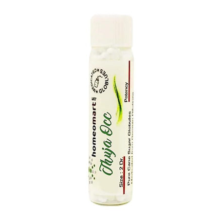 Thuja Occidentalis Homeopathy 2 Dram medicated Pills 6C, 30C, 200C, 1M, 10M, 50M, CM