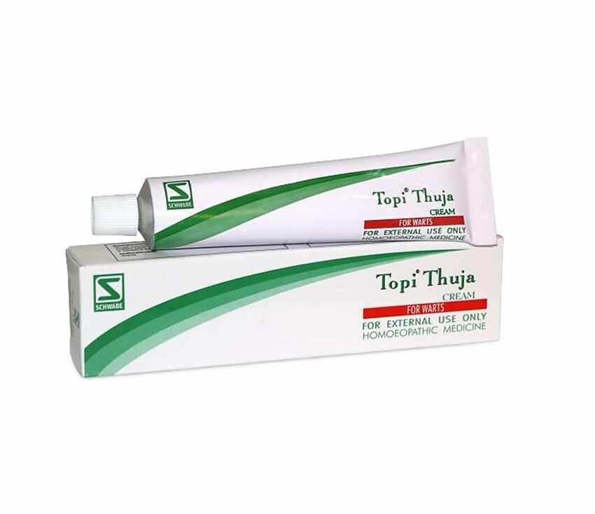 Schwabe Topi Thuja Cream for Warts, Genital Warts, abnormal Skin growths.