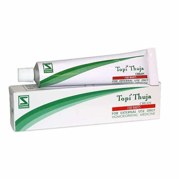 Schwabe Topi Thuja Cream for Warts, Genital Warts, abnormal Skin growths.