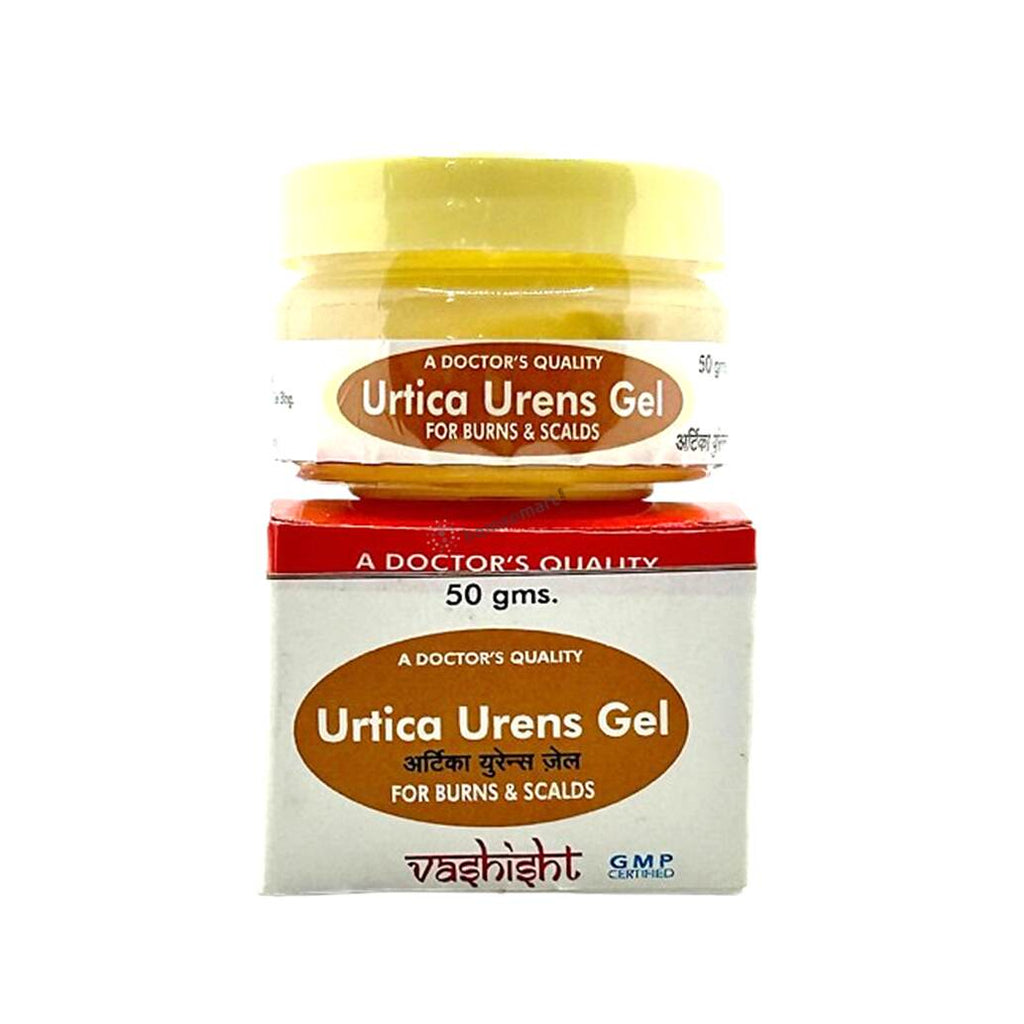 Vashisht Urtica Urens Homeopathic Gel: Skin Irritations, Burn, Cuts & Bites