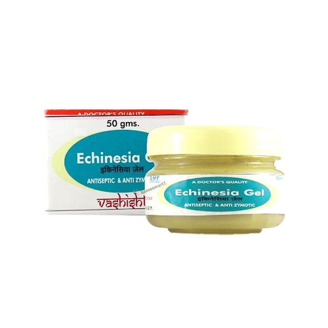 Soothe boils, abscesses & skin infections with Vashisht Echinacea Gel. Natural antiseptic formula for fast healing & protection. Non-greasy, quick-absorbing