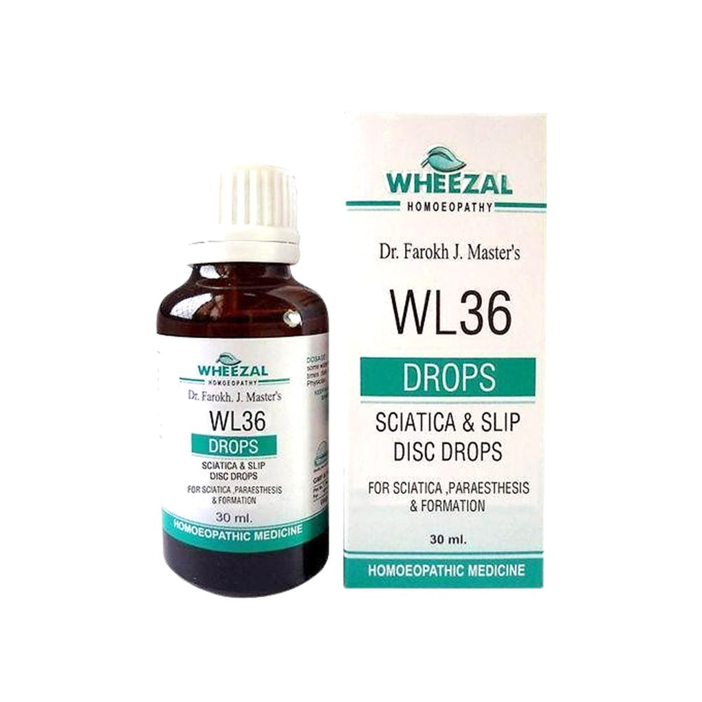 Wheezal WL 36 Sciatica And Slip Disc Drops