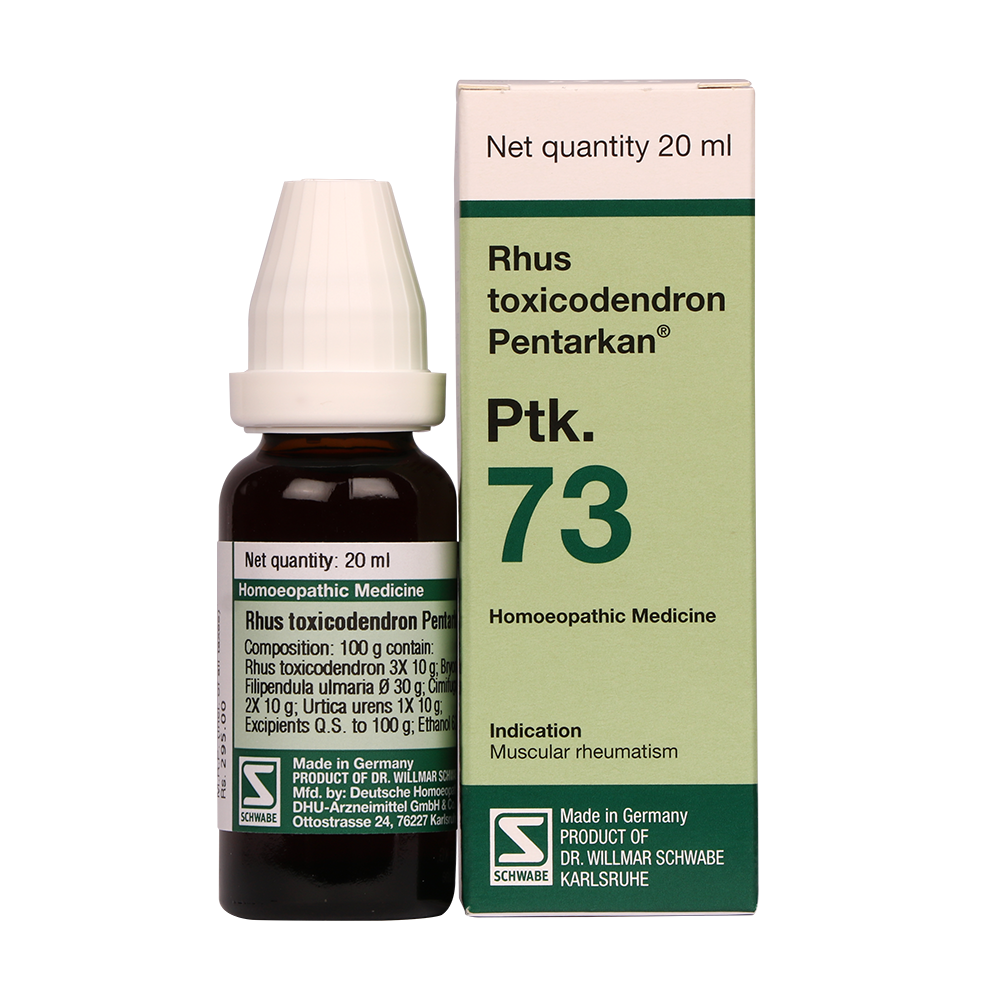 Rhus Toxidendron Ptk. 73, For muscular rheumatism