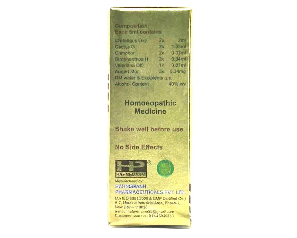 Homeo Card heart homeopathy drops composition