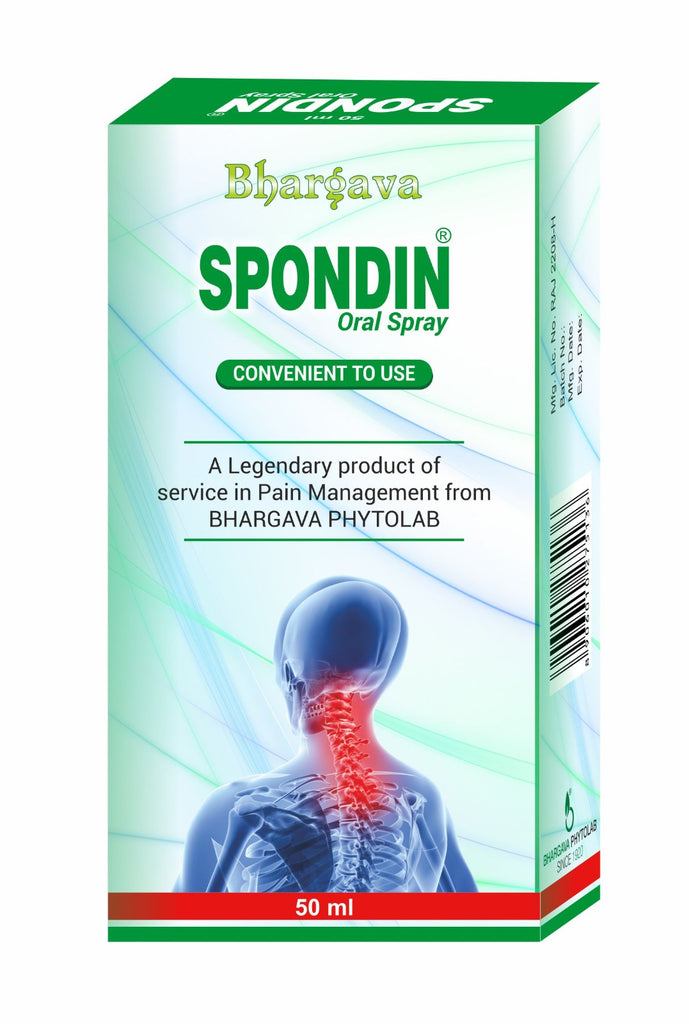 spondin oral spray for spondylitis, neck pain
