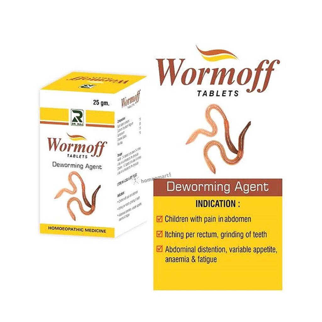 Wormoff homeopathic deworming tablets