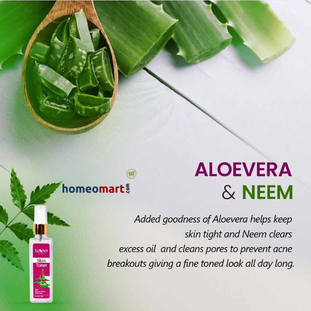 aloe vera and neem benefits in skin toning