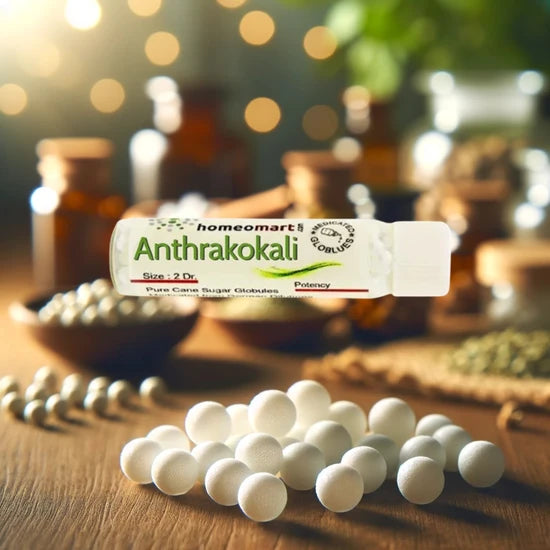 Anthrakokali Homeopathy Medicated Pills in 6C, 30C, 200C, 1M, 10M potency