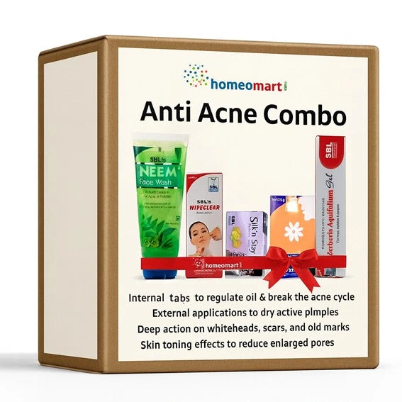 Buy SBL Anti-Acne Combo | Natural 5-in-1 Homeopathic Acne Treatment ... - Homeopathic Acne Treatment For Elbows