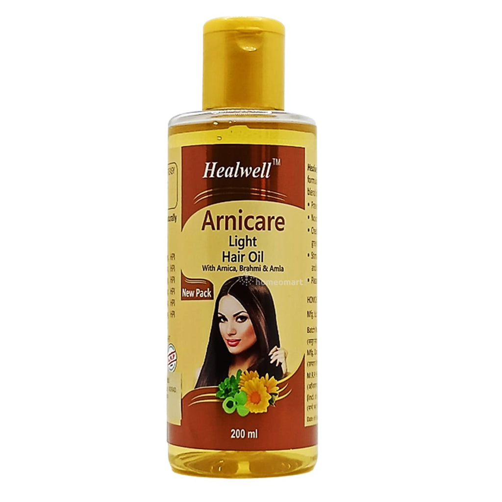 Healwell Arnicare Light Hair Oil with Arnica, Brahmi and Amla-PACK OF 3
