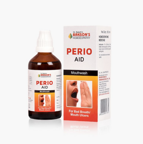 Bakson Perio Aid Mouth Wash oral hygiene, gingivitis