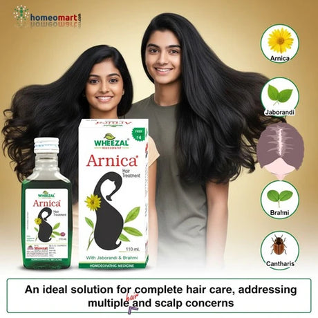 Wheezal Arnica Hair Treatment Oil – Strengthen, Nourish & Rejuvenate Your Hair