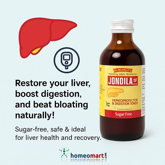 Jondila Sugar-Free Syrup – Restore your liver, boost digestion, and beat bloating naturally! Sugar-free, safe & ideal for liver health and recovery