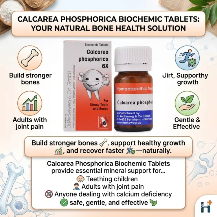 Calc phos for teething babies, reckeweg calcarea phosphorica uses, calcium deficiency homeopathy remedy, tissue salts calc phos, homeopathy for bone growth, calc phos tablets india