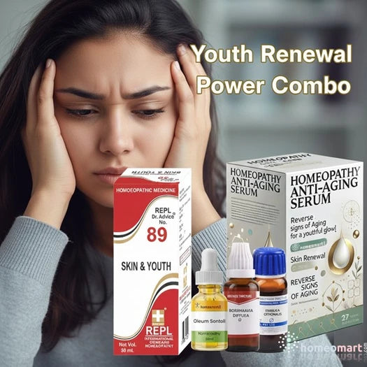 REPL 89 Skin & Youth Drops – Homeopathy for Skin Repair, Nerve Strength & Immunity Boost