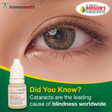 Best eye drops for blurry vision. Bakson Cineraria Maritima Eye Drops naturally support early cataract care, reduce opacity, and refresh tired, irritated eyes.
