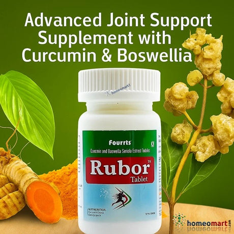 Strengthen your joints, reduce pain, and stay active with Fourrts Rubor Tablet. Powered by Curcumin and Boswellia Serrata, this natural formula is your key to lasting joint health and enhanced mobility