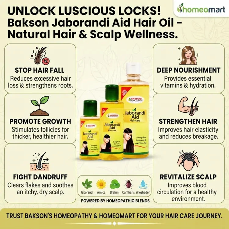 bakson, jaborandi uses, herbal hair oil, homeopathic hair oil, hair fall, hair growth, dandruff, itchy scalp, dry scalp, scalp care, arnica hair oil , brahmi hair oil, cantharis hair oil, wiesbaden hair oil, hair nourishment, herbal hair oil, anti hair fall, healthy hair, hair strengthening, scalp massage