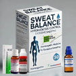 Homeopathy kit to manage excessive sweating naturally. Doctor-recommended remedies for hands, feet, face, and underarms. Sweat odor & moisture control.