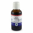 bottle of homeopathy dilution labelled mucuna prurience 30 C