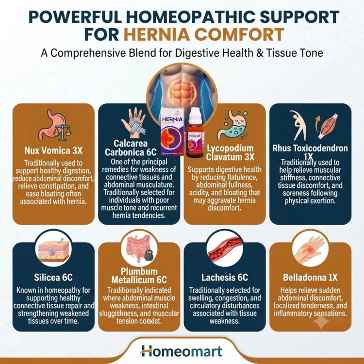 Hernia Support Homeopathy, Inguinal Hernia Homeopathy, Umbilical Hernia Medicine, Recurrent Hernia Treatment, Hernia Drops Buy Online, homeopathy for incisional hernia, natural support for hernia discomfort, remedy for hernia bloating, homeopathy for abdominal heaviness, medicine for scrotal swelling, homeopathy for digestive discomfort with hernia, Abdominal Wall Support, Connective Tissue, Digestive Health,