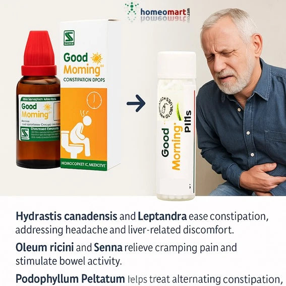 Get the goodness of German constpation drops in pills form