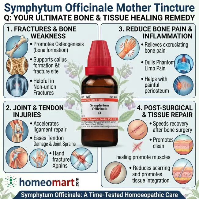knitbone homeopathy, non union fracture treatment homeopathy, homeopathic remedy for bone weakness, Symphytum Officinale 30, homeopathy for black eye injury, cartilage repair homeopathy, gastric ulcer homeopathic remedy, bone recovery tonic