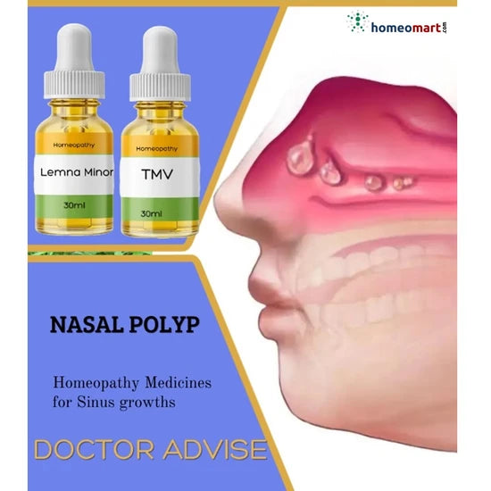 homeopathy medicines that prevent sinus growth and halt nasal polyp
